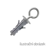 Kołek rozporowy HPK-O 12x45, z hakiem oczkowym, nylon