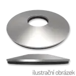 Podkladka z guma EPDM M5x16, ocynk biały
